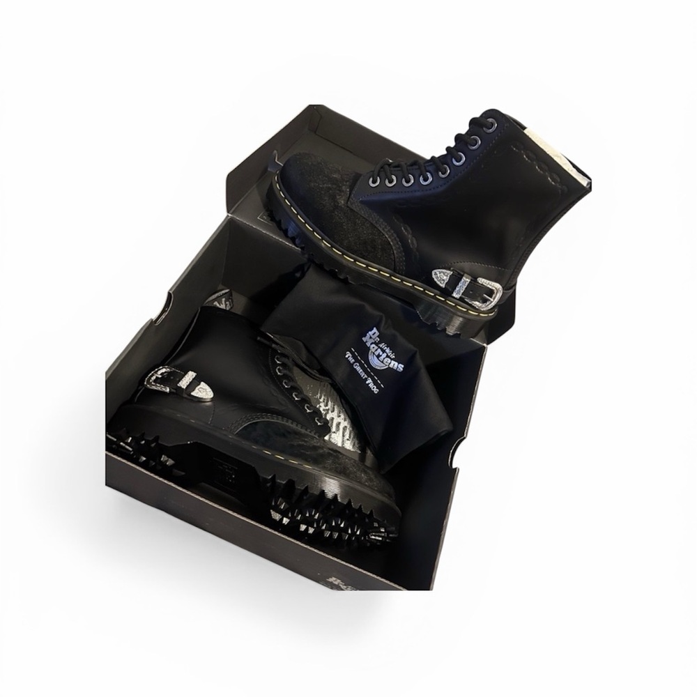 Dr. Martens 1460 x The Great Frog Black Leather Boots Limited NWOT